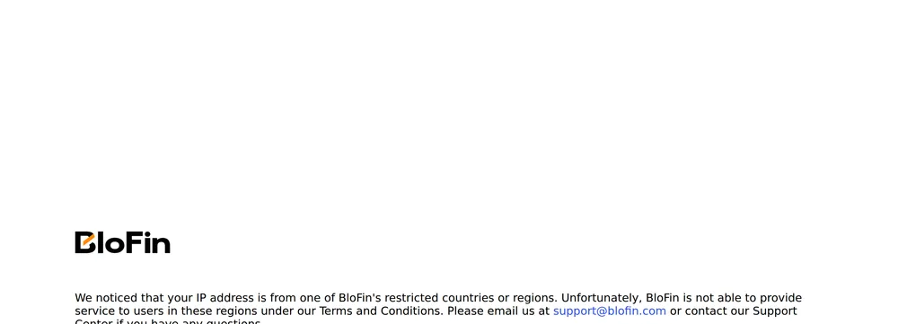 Главный экран BloFin